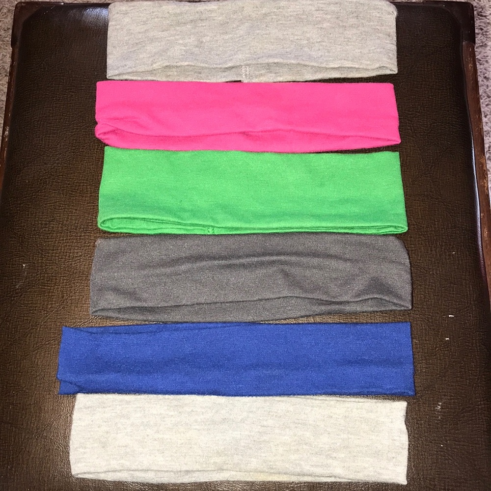 Pack of 6 Cotton Headbands